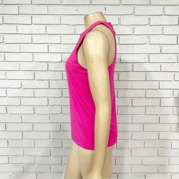 J.Crew Women's Pink FormKnit Cutaway Tank Top - Size Large - Picture 7 of 10
